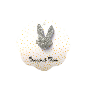 Bague fillette glitters lapin - Crapaud Chou, le cadeau de naissance original et personnalisé