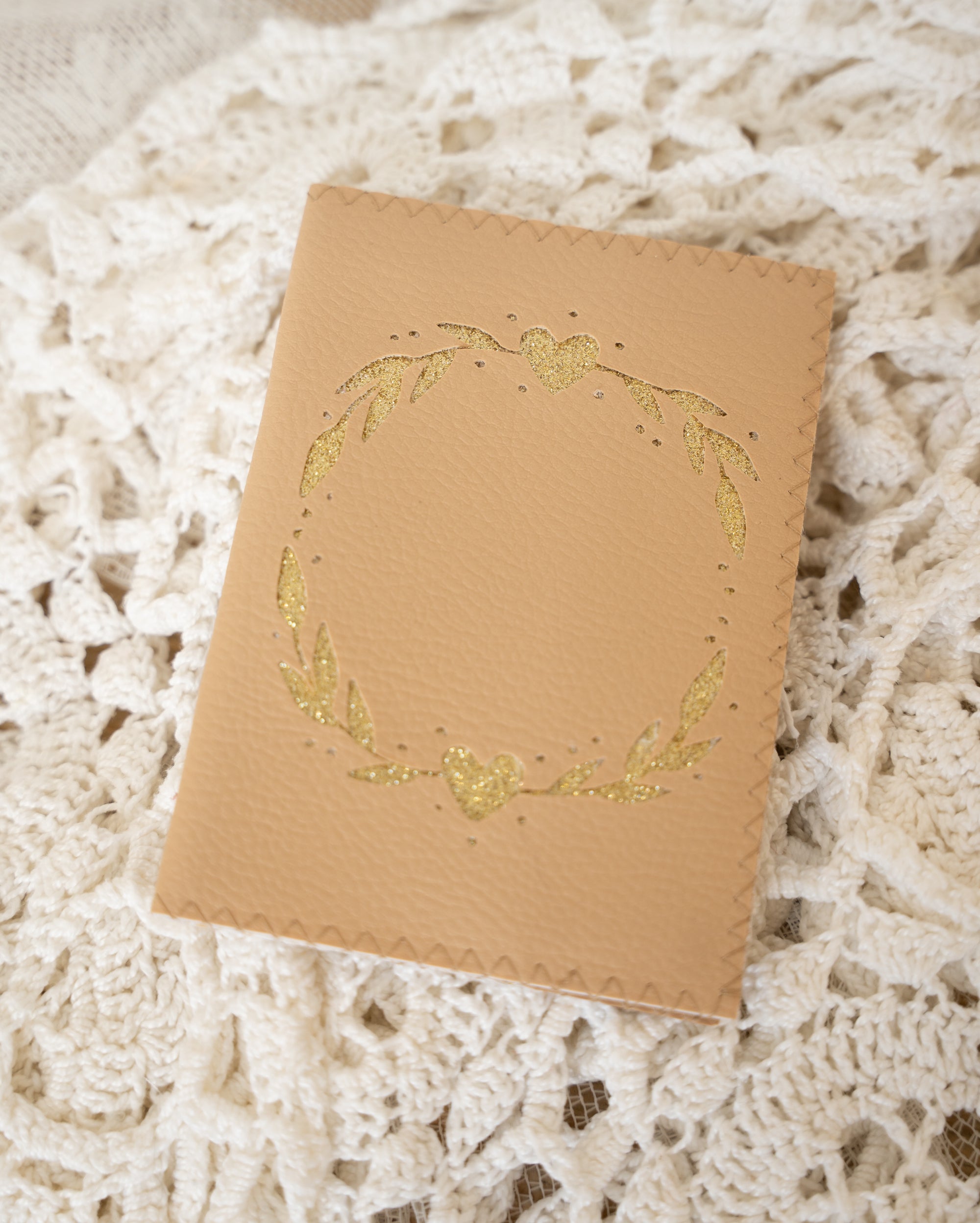 Protège passeport collection Biche beige à personnaliser
