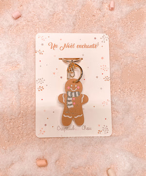 Porte clé de Noël Petit Biscuit - Crapaud Chou, le cadeau de naissance original et personnalisé